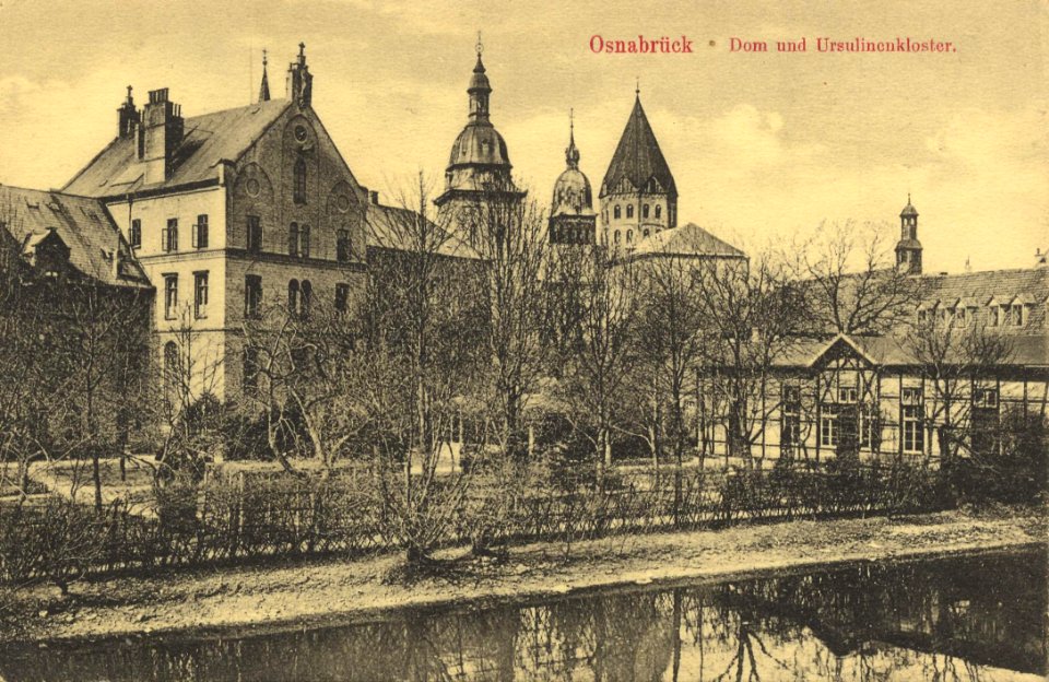 Osnabrück, Niedersachsen - Dom und Ursulinenkloster (Zeno Ansichtskarten)