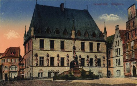 Osnabrück, Niedersachsen - Rathaus (Zeno Ansichtskarten) photo