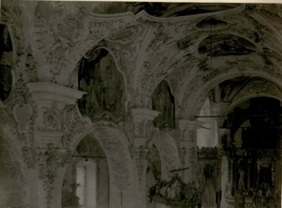Ossiach, Klosterkirche, Stukatur der Decke. (BildID 15509956)
