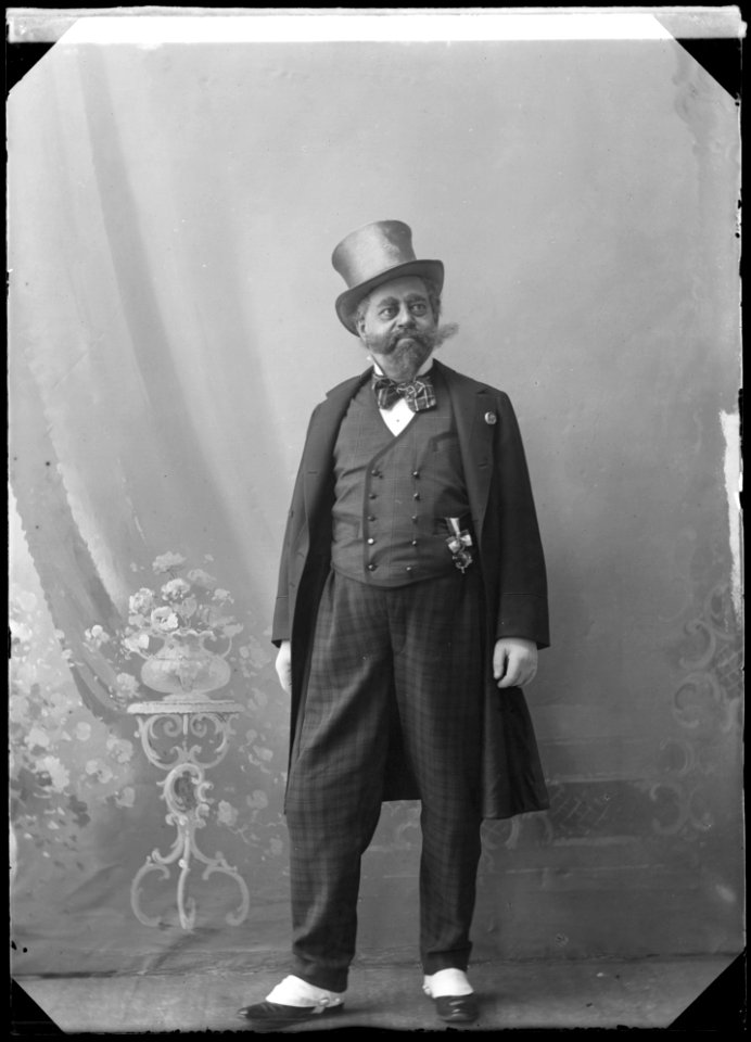 Ossian Hamrin in Hårt mot hårt at Dramatiska teatern 1904 - SMV - NH003