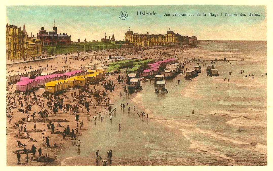 Ostende-vue de la digue-vers 1920- 01