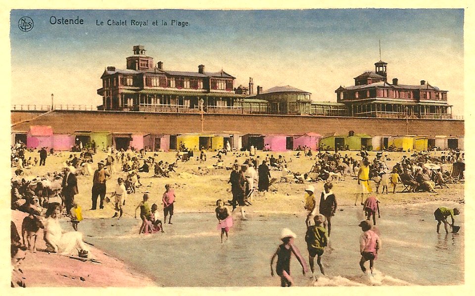 Ostende-vue de la digue-vers 1920- 05