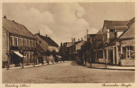 Osterburg (Altmark), Sachsen-Anhalt - Bismarckstraße (Zeno Ansichtskarten)