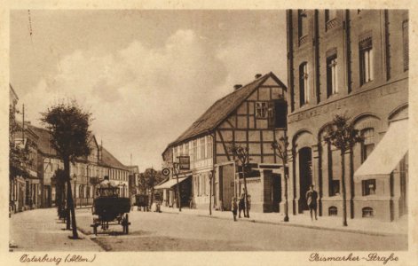 Osterburg (Altmark), Sachsen-Anhalt - Bismarckstraße (2) (Zeno Ansichtskarten)