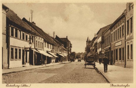 Osterburg (Altmark), Sachsen-Anhalt - Breitestraße (2) (Zeno Ansichtskarten)