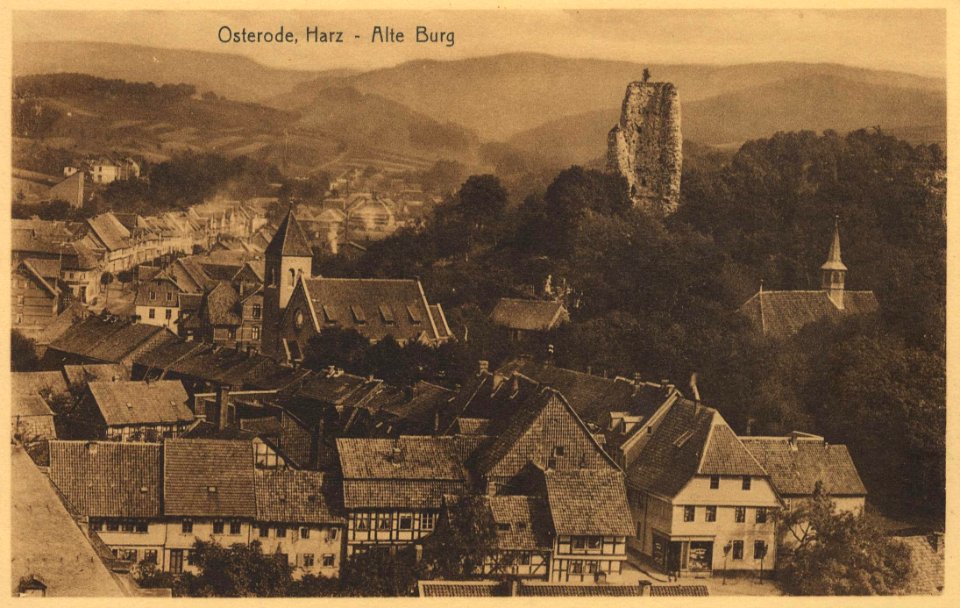 Osterode a. Harz, Niedersachsen - Alte Burg (Zeno Ansichtskarten)