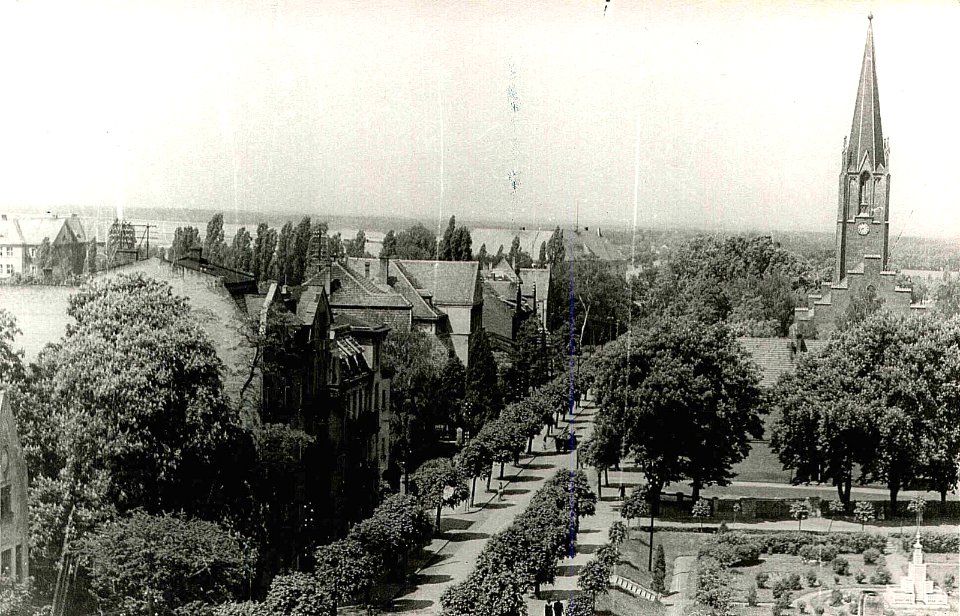 Ostrzeszów, ul. Zamkowa (widok ogólny)