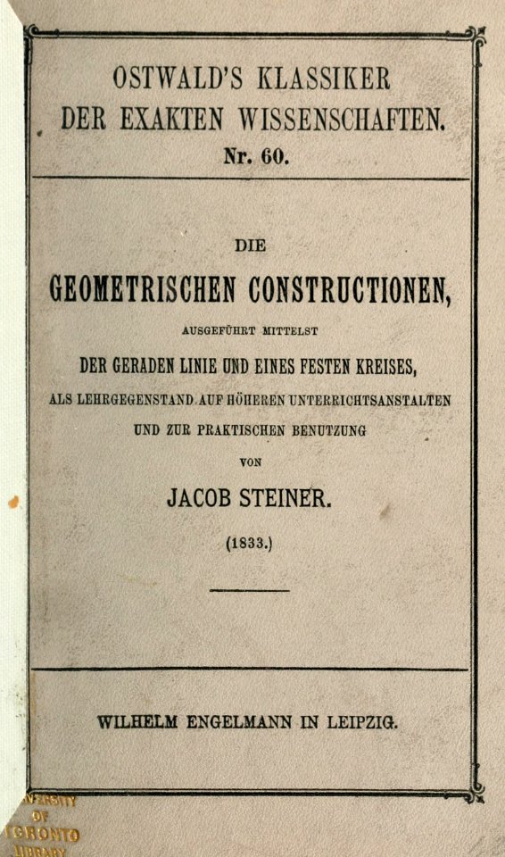 Ostwalds Klassiker no 60 cover