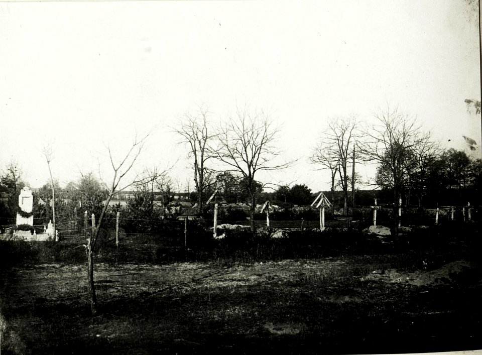 Ostungarischer Friedhof bei Prusicka. Linkes Grab, Hauptmann Rimbàs. (BildID 15589211)