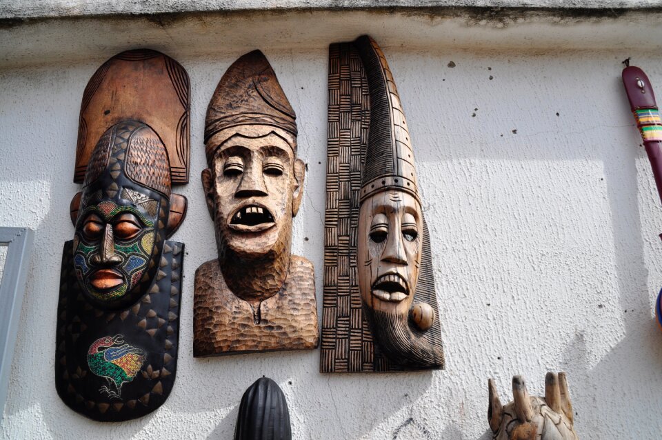 Wooden traditional african