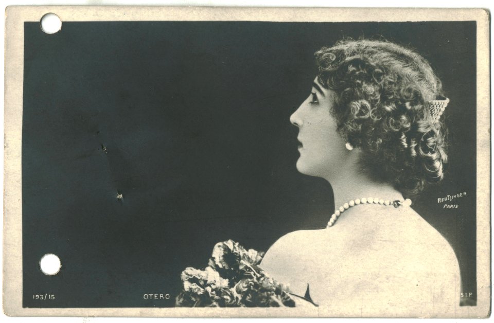 OTERO, Carolina (La bella Otero) SIP; 193-15. Photo Reutlinger