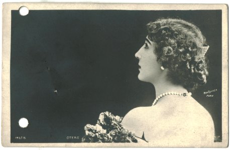 OTERO, Carolina (La bella Otero) SIP; 193-15. Photo Reutlinger