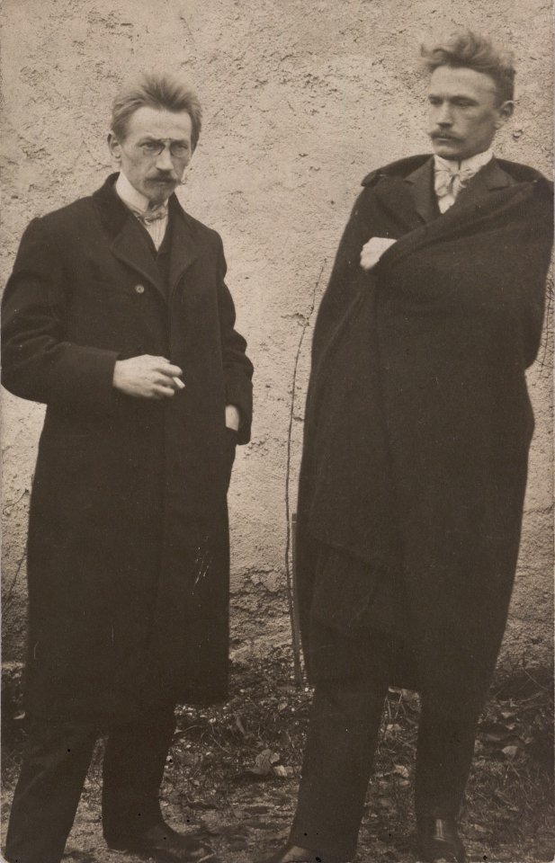 Oton Župančič and Cvetko Golar 1908-13 (2)