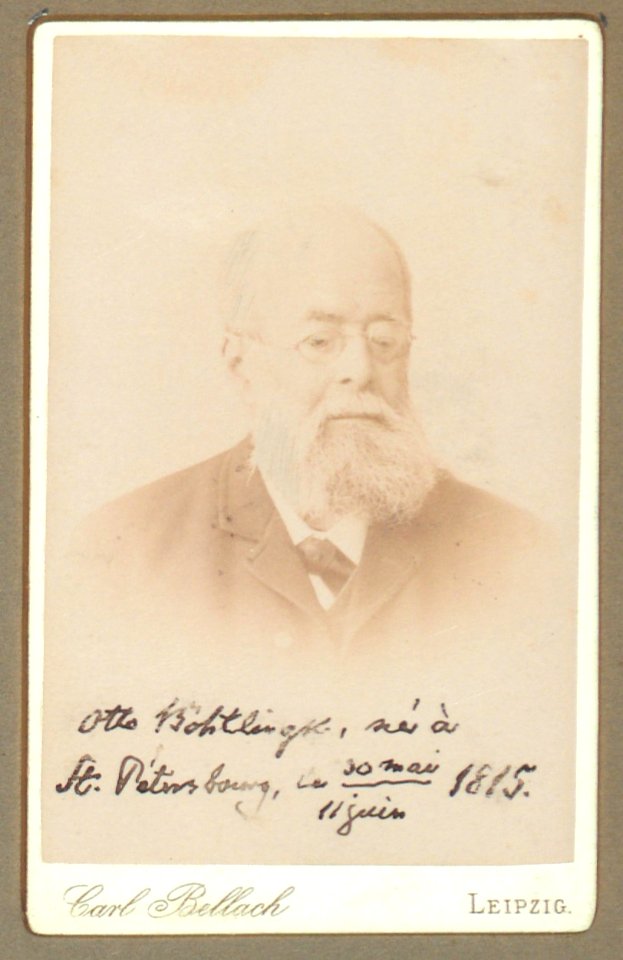 Otto Böhtlingk, ante 1904 - Accademia delle Scienze di Torino 0076