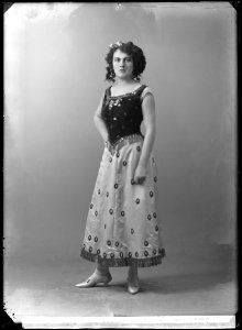 Otti Pegel in Pajazzo at Kungliga Operan 1911 - SMV - NP004