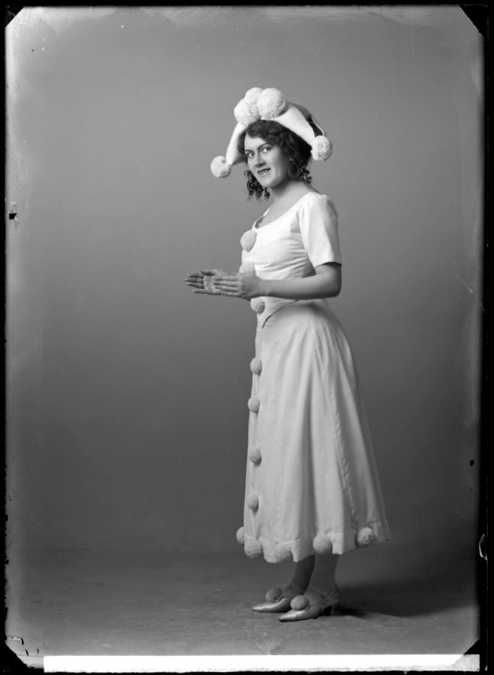 Otti Pegel in Pajazzo at Kungliga Operan 1911 - SMV - NP003