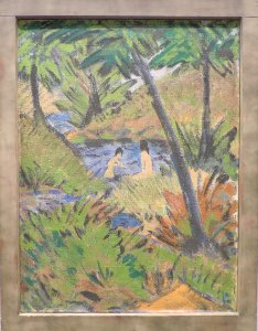 Otto Mueller - Bathing Girls in the Forest Pond (1916-1919) - Albertina Museum