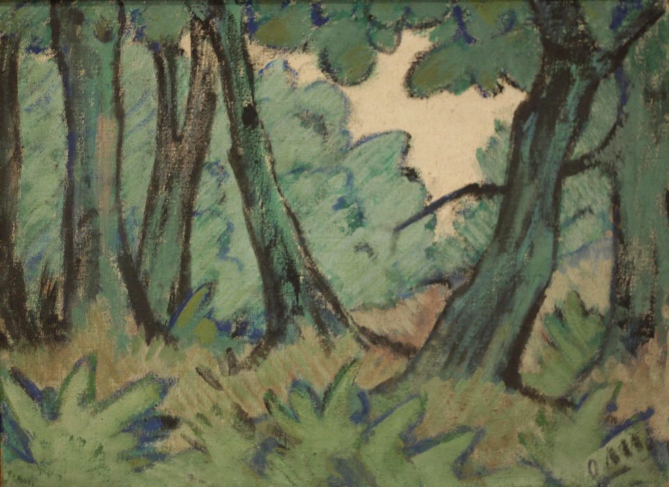 Otto Mueller Waldinneres (Inside a Forest)
