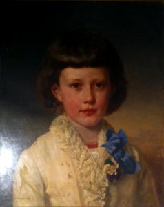 Otto Rethel, Porträt eines jungen Mädchens, 1881