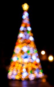 Dark night bokeh