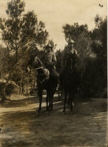 Ottoman artillery officers mounted