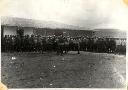 Ottoman soldiers recreating themselves