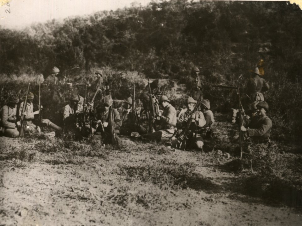Ottoman soldiers taking a rest