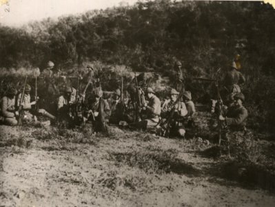 Ottoman soldiers taking a rest
