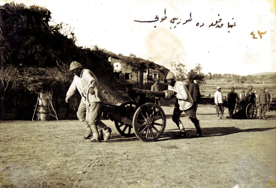 Ottoman torpedo artillery at Gallipoli