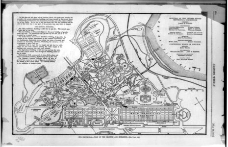 Our centennial-plan of the grounds and buildings - Russell & Struthers, N.Y. LCCN89706317