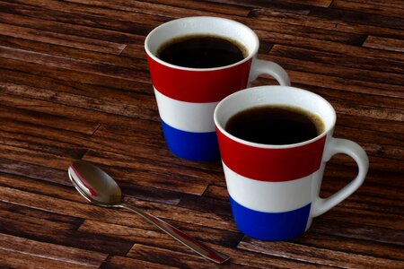 Holland porcelain flag