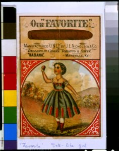 Our favorite-Manufactured only by J.E. Nicholson & Co.-Dealers in cigars, tobacco & snuff LCCN97511120