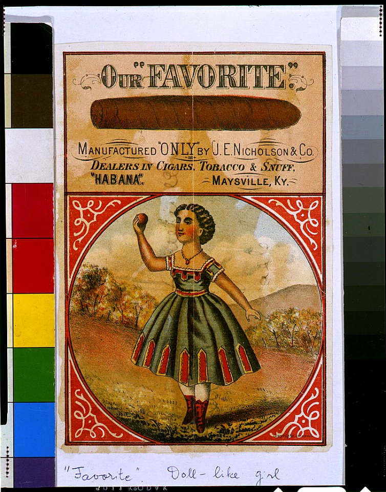 Our favorite-Manufactured only by J.E. Nicholson & Co.-Dealers in cigars, tobacco & snuff LCCN97511120