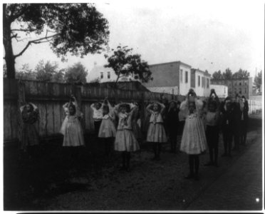 Outdoor calisthenics, 1st Division LCCN2001703609