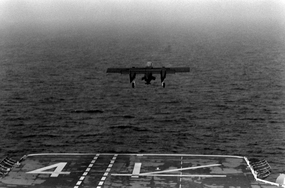 OV-10 launch USS Nassau 1983