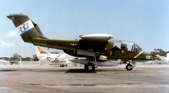 OV-10A Bronco VMO-2 parked