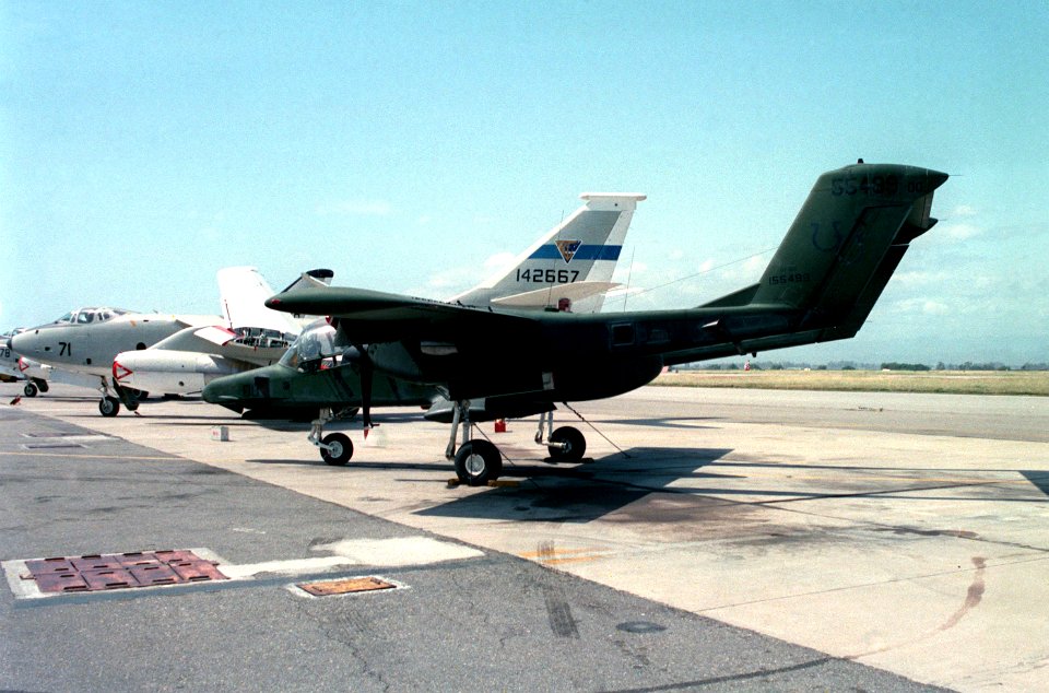 OV-10D with ALQ-144 at Point Mugu 1983