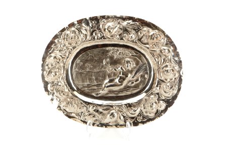 Ovalt fat av silver - Skoklosters slott - 91997