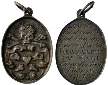 Overlijden van pater Bernardus du Hall, objectnr PA 769