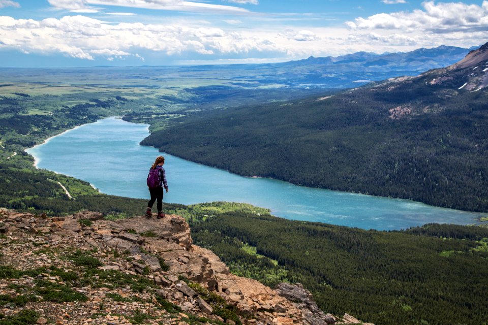 Overlooking Lower Two Medicine Lake