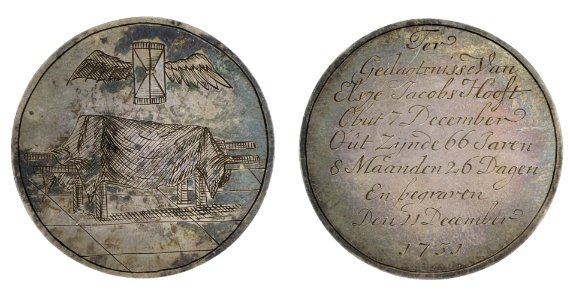 Overlijden Elsje Jacobs Hooft, objectnr PA 1583