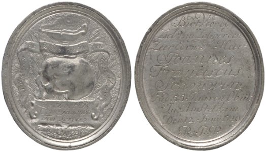 Overlijden van pater Johannes Franciscus Schouwen, objectnr PA 748