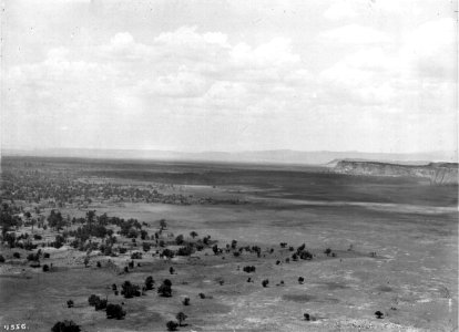 Overlooking the lava fields at Cibolleta, New Mexico, ca.1898 (CHS-4556) photo