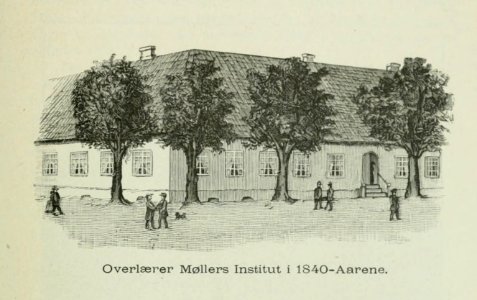 Overlærer Møllers Institut i 1840-Aarene. - Gamle Christiania-Billeder (1893) - 0099.1 photo