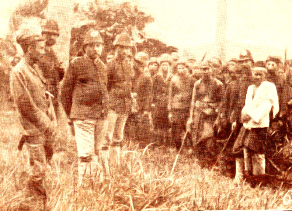 Overste van Heutsz bij Selimoen, begin 1897