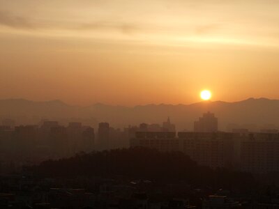 The same evening sky solar sunrise