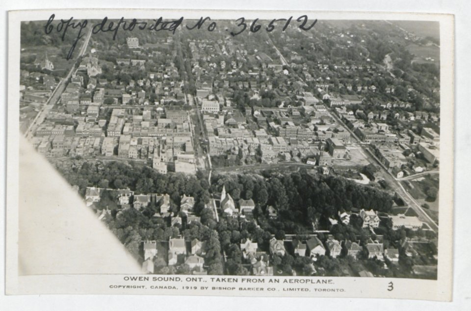 Owen Sound Ontario from the Air (HS85-10-36512) original