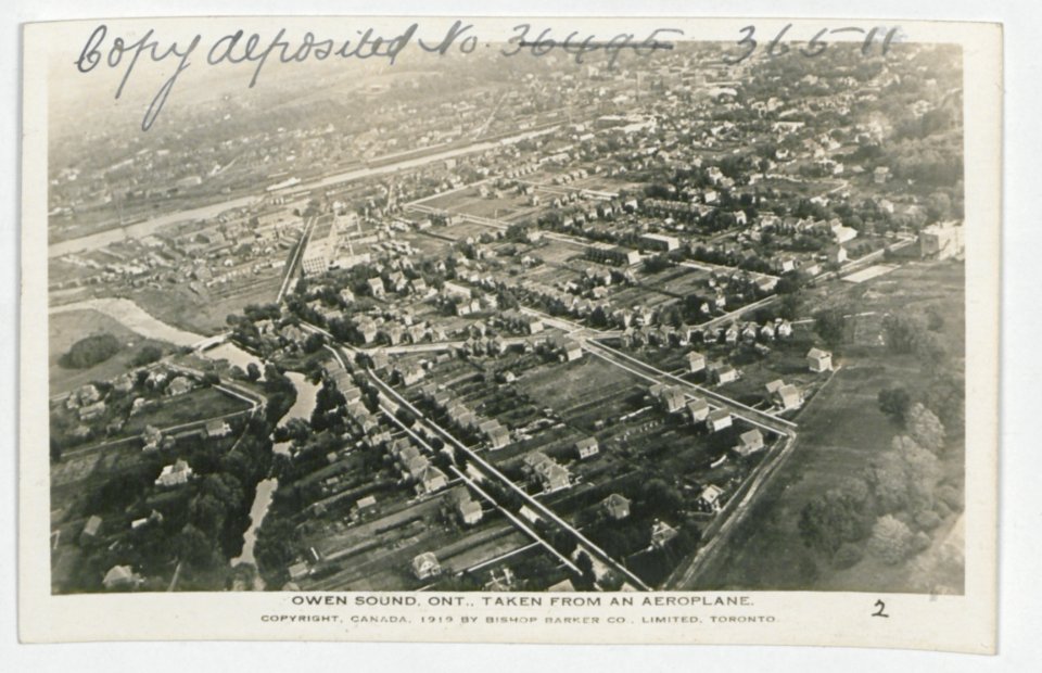 Owen Sound Ontario from the Air (HS85-10-36511) original