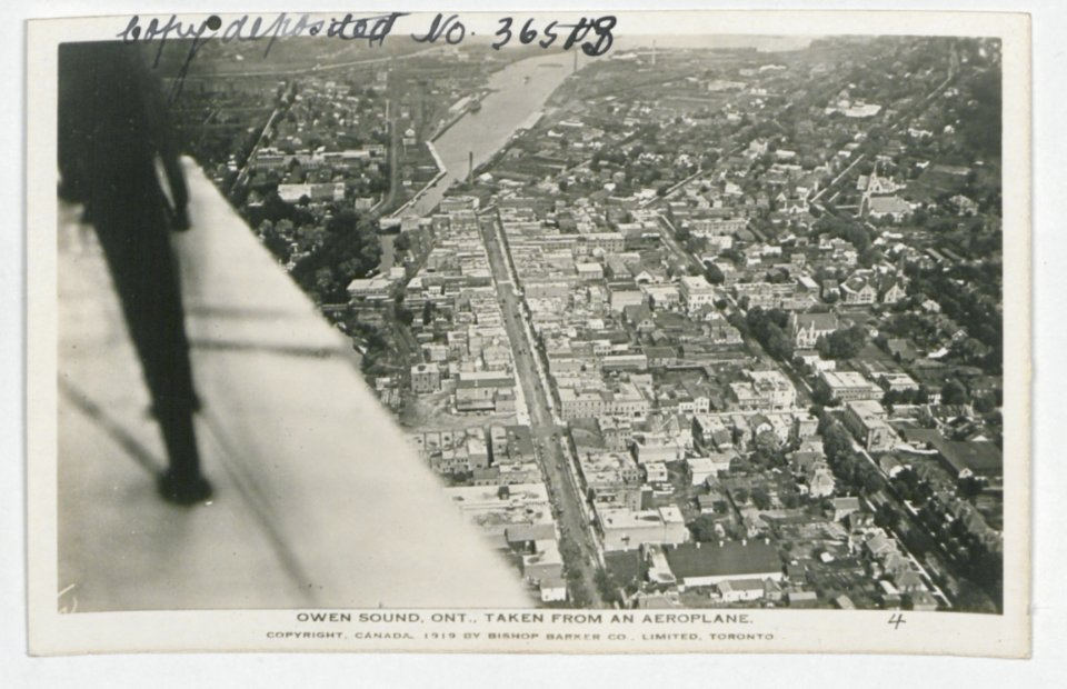 Owen Sound Ontario from the Air (HS85-10-36513) original