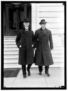OWEN, ROBERT LATHAM. SENATOR FROM OKLAHOMA, 1907-1925. RIGHT, WITH SENATOR THOMAS OF COLORADO LCCN2016865341